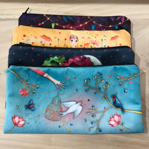 Trousses écolières illustrées Atelier de Noémie